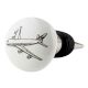Aeroplane Flat Ceramic Wine Bottle Stopper